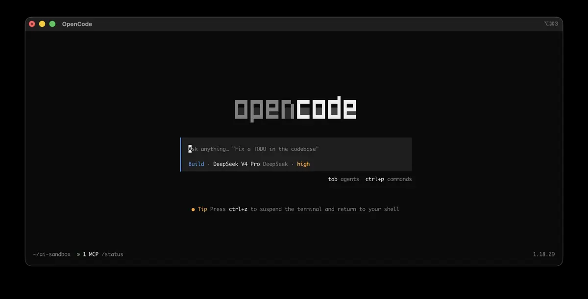 OpenCode: провайдер меняется правкой конфигурации