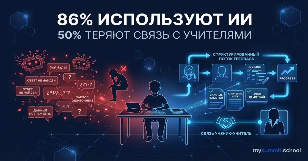86% школьников используют ИИ, но становятся хуже. Один эксперимент всё изменил