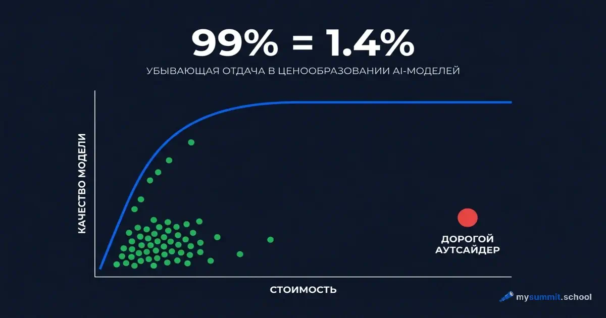 99% качества за 1,4% цены: что не так с рынком ИИ-моделей