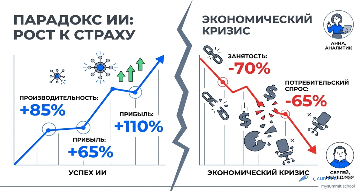 Что если ИИ слишком хорошо справится? Разбор сценария Citrini 2028