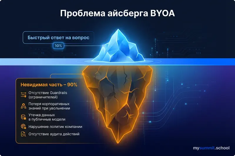 Проблема айсберга BYOA