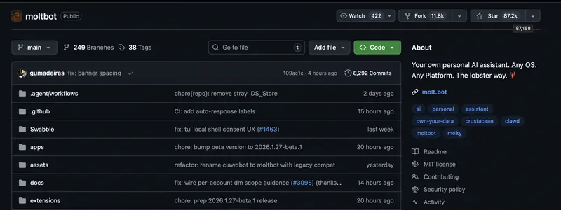 MoltBot GitHub code