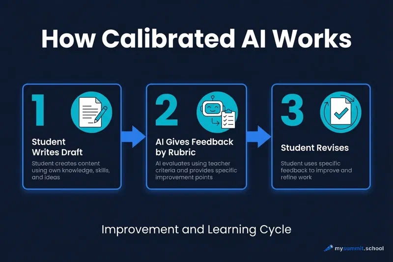 Calibrated AI workflow diagram