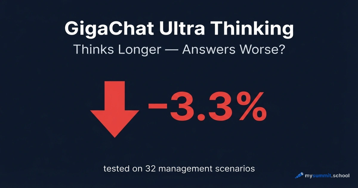 GigaChat Ultra Thinking: Thinks Longer – Answers Worse?