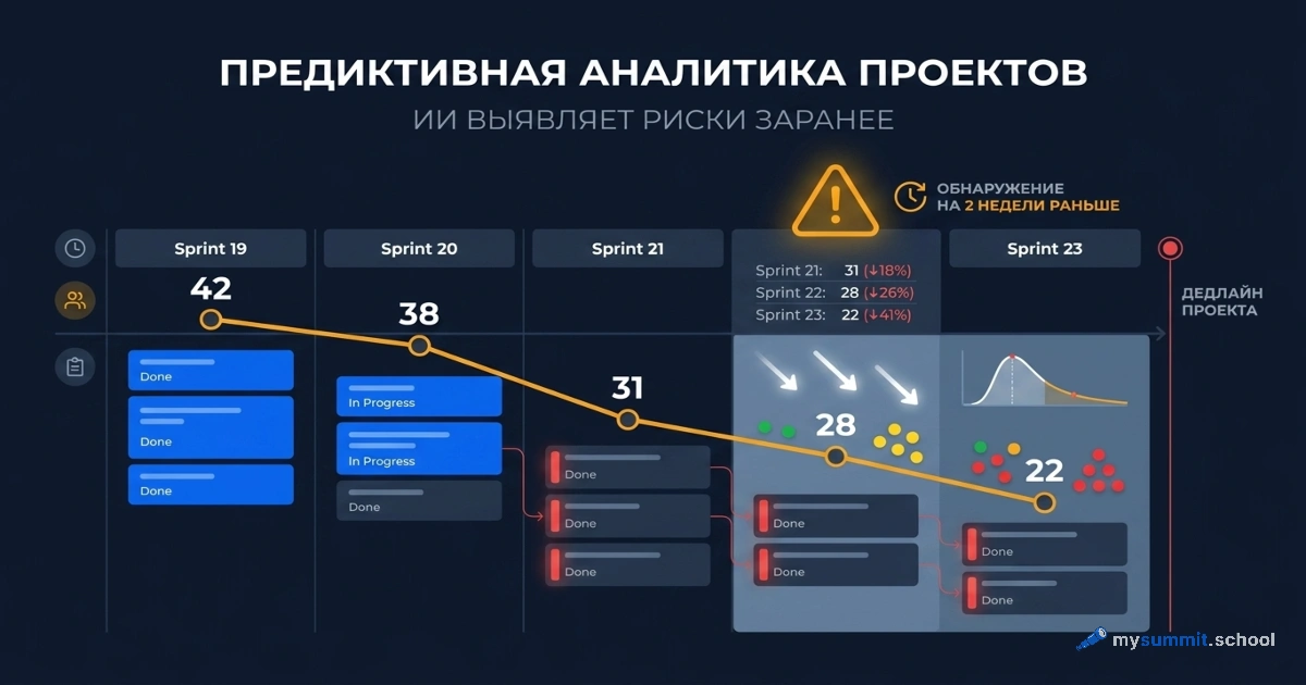 5 сигналов срыва спринта за 2–3 спринта раньше: готовые промпты для ChatGPT и Gemini
